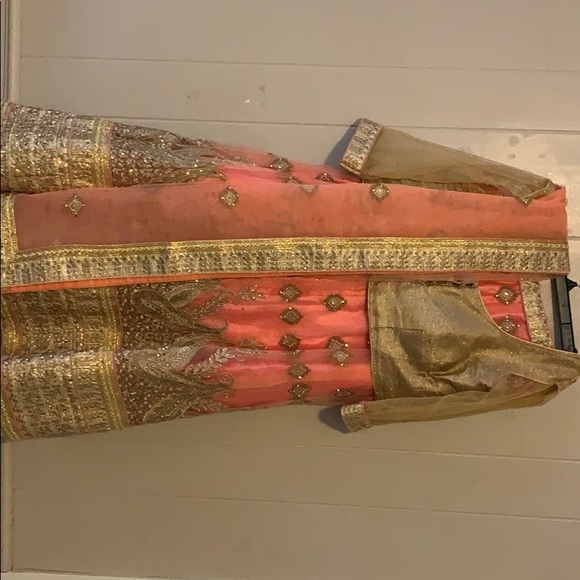 Indian Wear/ Lehenga Choli Set Blush Pink - Picture 7 of 8